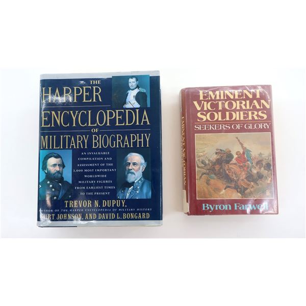 "THE HARPER ENCYCLOPEDIA OF MILITARY  BIOGRAPHY" AND "EMINENT VICTORIAN SOLDIERS" BOOK LOT