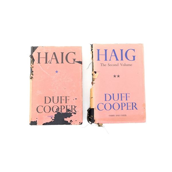 ASSORTED "HAIG" MILITARY BOOK LOT