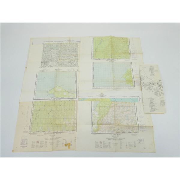 ASSORTED RCAF MAP LOT