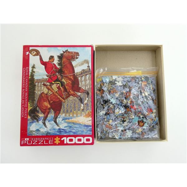 EUROGRAPHICS RCMP 1000 PIECE PUZZLE