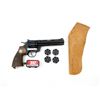 Image 2 : CROSMAN 357 .177 CAL. PELLET PISTOL AND HOLSTER LOT