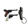 Image 2 : CROSMAN MARK I TARGET .22 CAL. PELLET AIR PISTOL AND CROSMAN SINGLE ACTION PELLET REVOLVER LOT