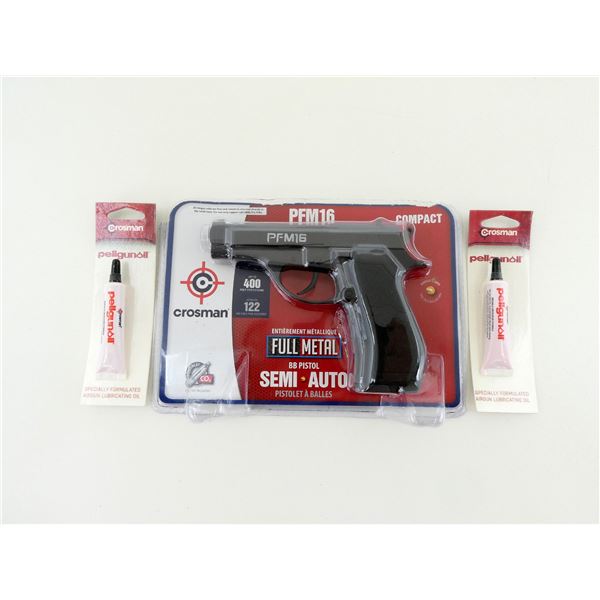 CROSMAN PFM16 CO2 BB AIR PISTOL / ETC. LOT