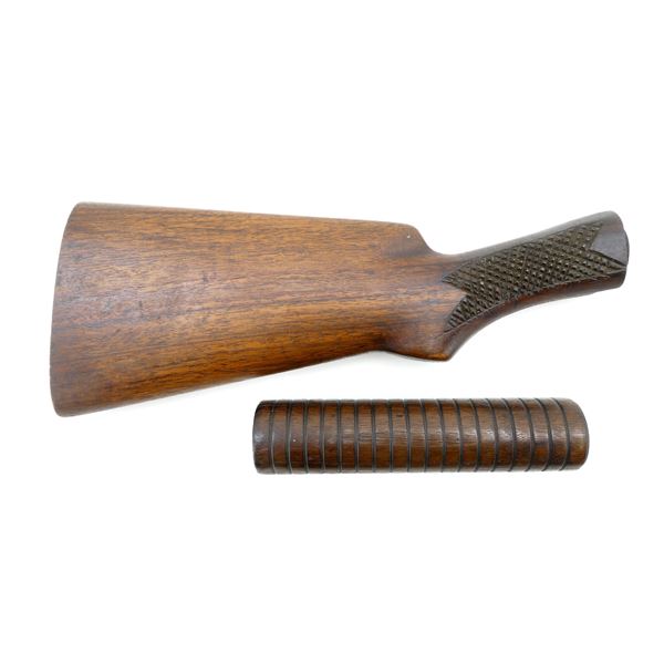 WINCHESTER POSSIBLY MODEL 1897 SHOTGUN BUTT STOCK AND FOREND LOT