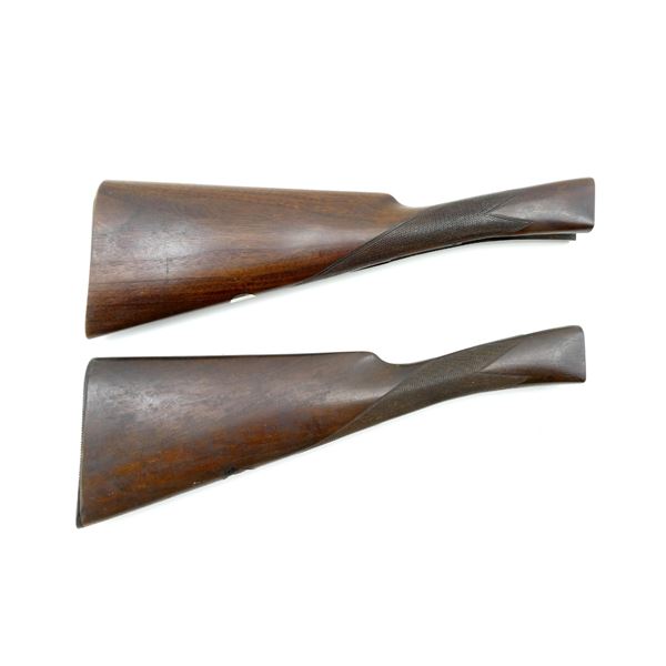 UNKNOWN SIDE-BY-SIDE SHOTGUN BUTT STOCKS LOT