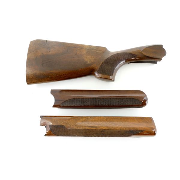 UNKNOWN OVER / UNDER SHOTGUN BUTT STOCK AND FORENDS LOT