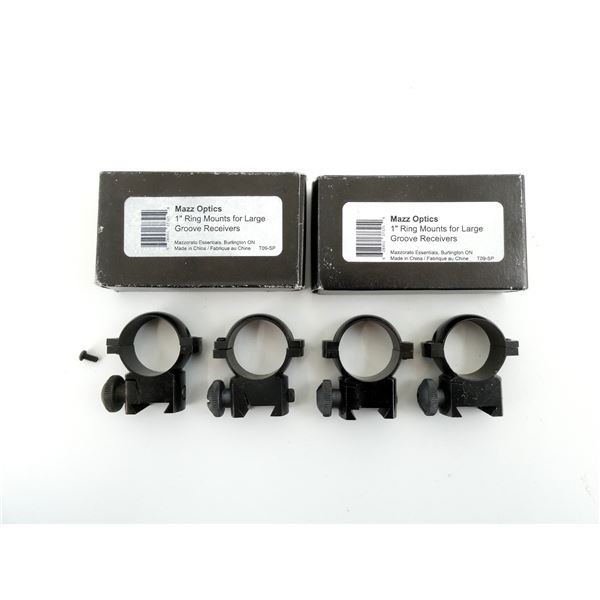 MAZZ OPTICS 1" HIGH RINGS LOT