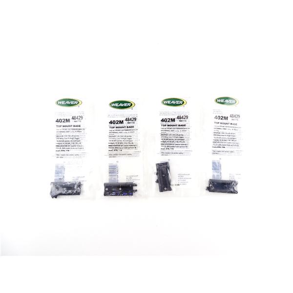 WEAVER NO. 402M TOP MOUNT BASES LOT