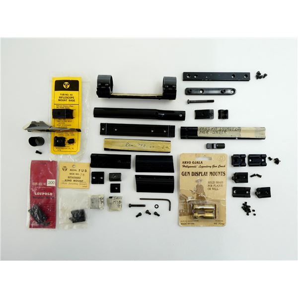 GUNSMITH / HOBBYIST ASSORTED SCOPE MOUNT BASES LOT