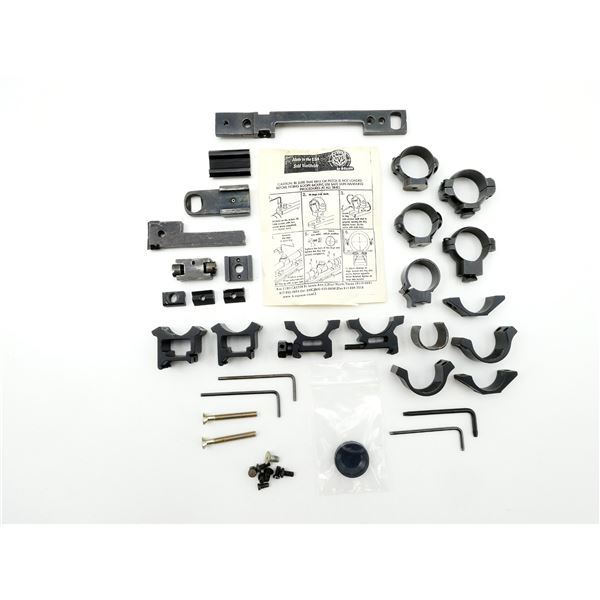 GUNSMITH / HOBBYIST ASSORTED SCOPE PARTS AND SCOPE MOUNT SCREWS LOT
