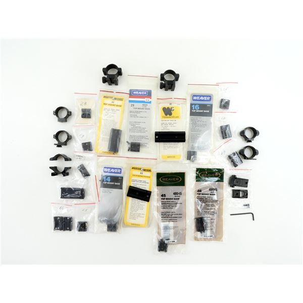 GUNSMITH / HOBBYIST ASSORTED SCOPE PARTS LOT