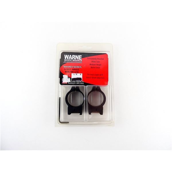 WARNE SCOPE MOUNTS MAXIMA SERIES RINGS