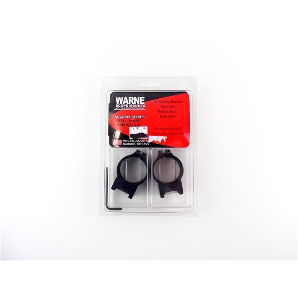 WARNE SCOPE MOUNTS MAXIMA SERIES RINGS