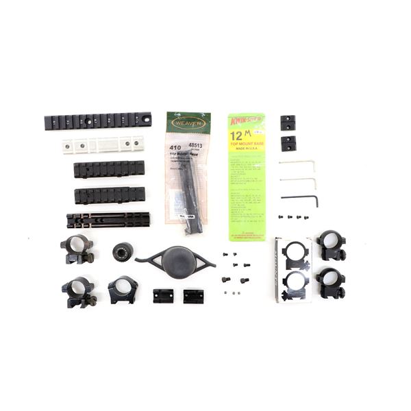 GUNSMITH / HOBBYIST ASSORTED SCOPE PARTS LOT