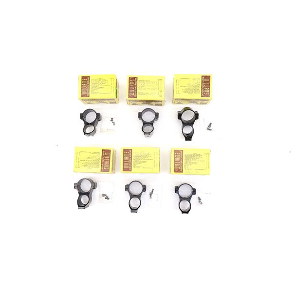 WILLIAMS "SIGHT-THRU" SCOPE RINGS LOT