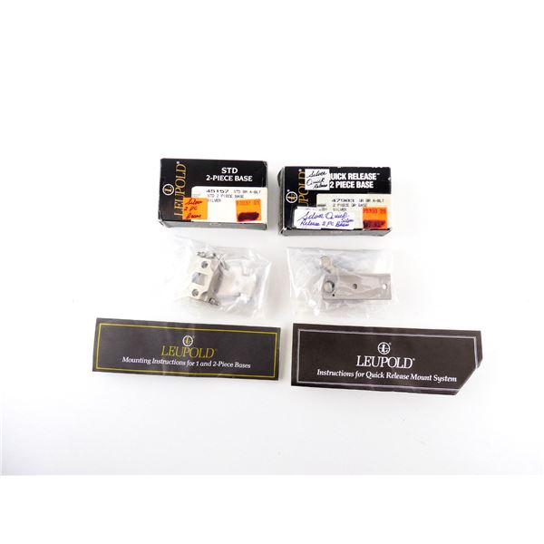 LEUPOLD BROWNING A-BOLT SILVER BASES LOT