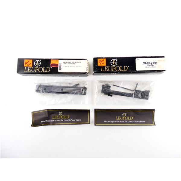 LEUPOLD BROWNING A-BOLT AND BROWNING SEMI AUTO .22 BASES LOT