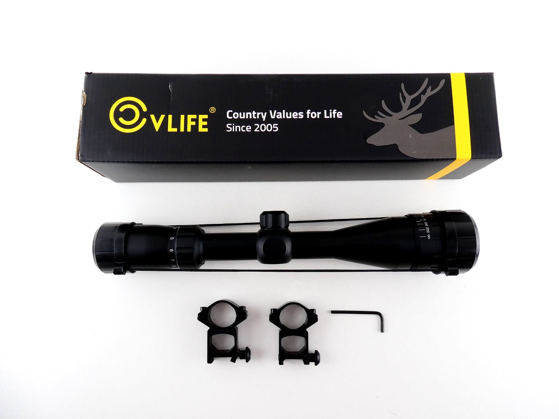 Vlife Rifle Scope VLIFE 3-9X40MM SCOPE WITH 1