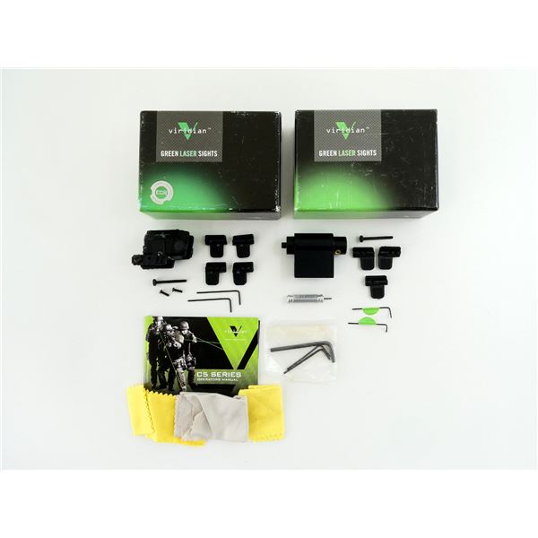 UNKNOWN RED DOT SIGHT AND VIRIDIAN GREEN LASER SIGHT LOT