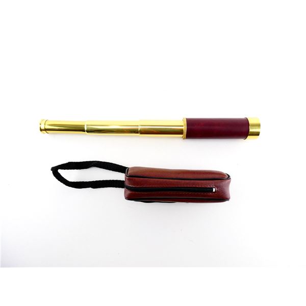 UNKNOWN BRASS TELESCOPE