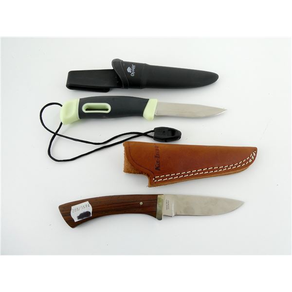OLYMPIA EDGE AND KA-BAR KNIVES LOT