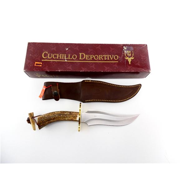 CUCHILLO DEPORTIVO MUELA APACHE STAG KNIFE