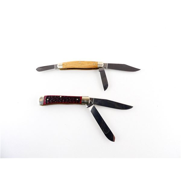 BOKER BALD EAGLE 1990 FOLDING KNIFE AND BOKER TREE BRAND FOLDING KNIFE LOT