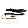 Image 1 : SCHRADE DECIMATE PARANG KNIFE AND UNKNOWN KNIFE LOT
