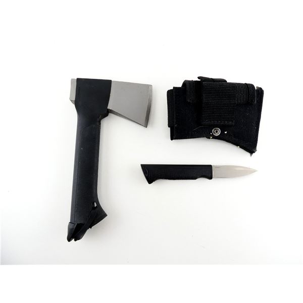 GERBER HATCHET WITH KNIFE IN HANDLE