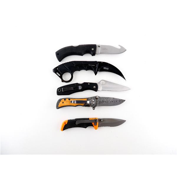 ASSORTED FOLDING KNIVES LOT