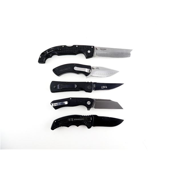 ASSORTED FOLDING KNIVES LOT