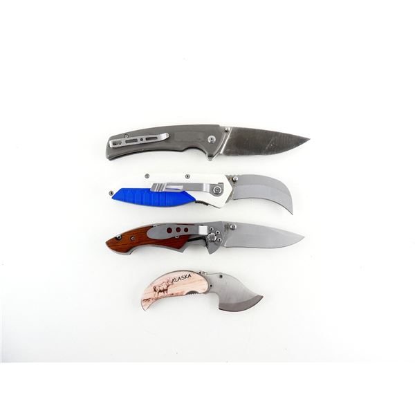 ASSORTED FOLDING KNIVES LOT