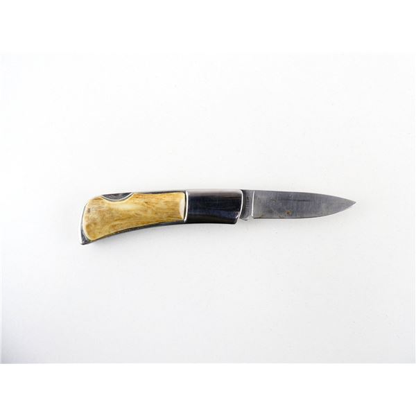 WINCHESTER ANTLER FOLDING KNIFE