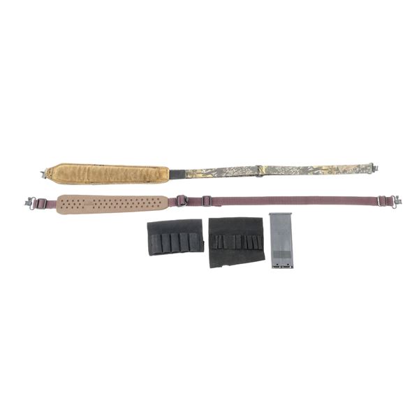 ASSORTED SLINGS AND AMMO POUCHES LOT