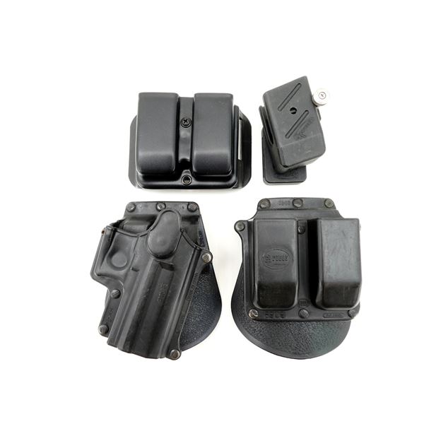 ASSORTED RIGHT-HANDED HOLSTER AND MAG POUCHES LOT