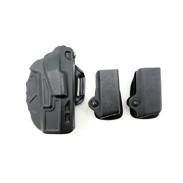 ASSORTED SAFARILAND RIGHT-HANDED GLOCK HOLSTERS LOT