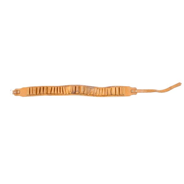 BROWN LEATHER AMMO BELT