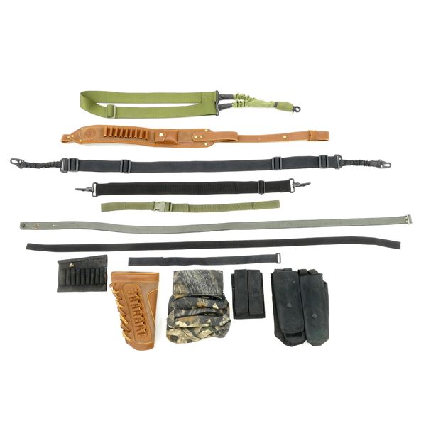 ASSORTED SLING / AMMO SLIP-ON / ETC. LOT