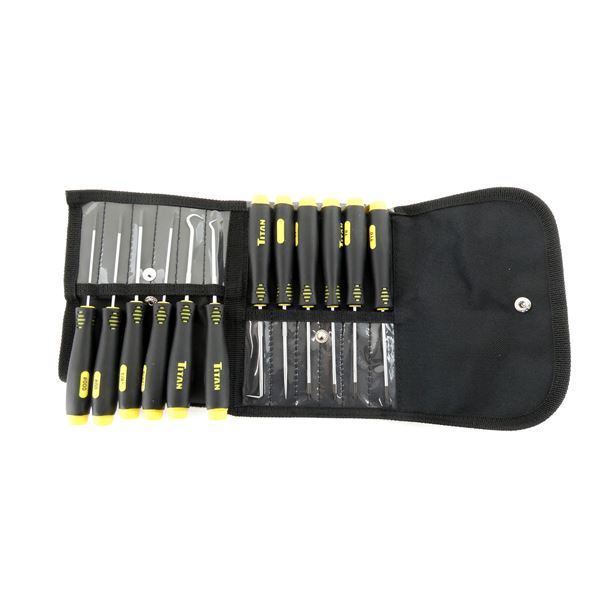 TITAN 12 PIECE PRECISION PICK AND DRIVER SET