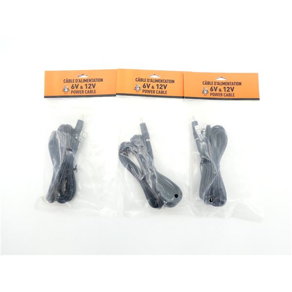 ASSORTED POWER CABLE LOT