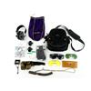 Image 1 : SLIDE AND FLEX BINO-SYSTEM AND ASSORTED SHOOTING ACCESSORIES LOT