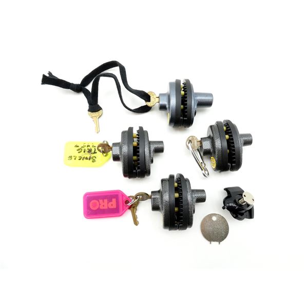 ASSORTED MASTER / ETC. KEYED TRIGGER LOCKS LOT