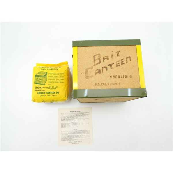 OBERLIN CANTEEN CO. BAIT CANTEEN