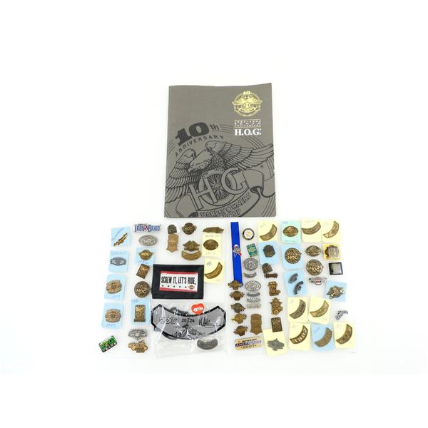 ASSORTED HARLEY DAVIDSON PINS / ETC. LOT