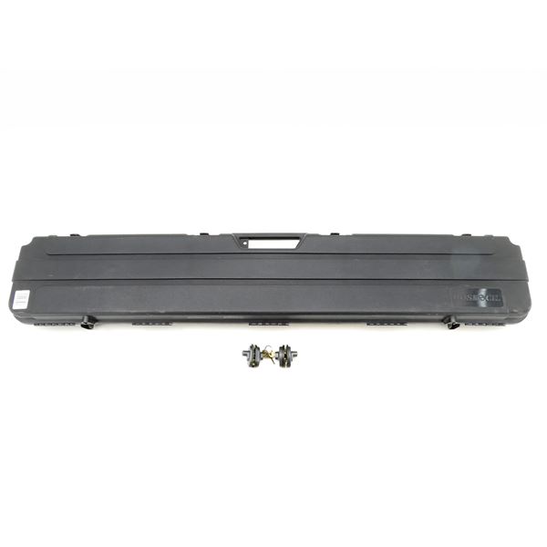 DOSKOCIL AGGRESSOR RIFLE / SHOTGUN CASE WITH INTERIOR STORAGE AND MASTER KEYED TRIGGER LOCKS LOT