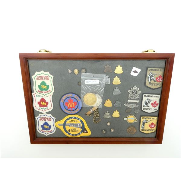 ASSORTED RIFLE MARKSMAN BADGES / PINS / ETC. LOT