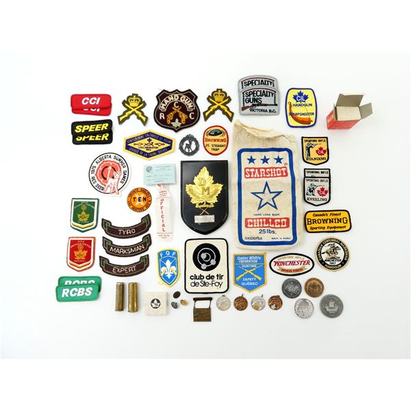 ASSORTED RIFLE MARKSMEN BADGES / PINS / MEDALLIONS / ETC. LOT