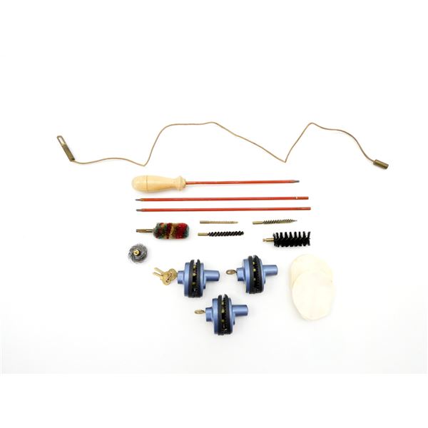 GUN CLEANING SUPPLIES AND MASTER KEYED TRIGGER LOCKS LOT