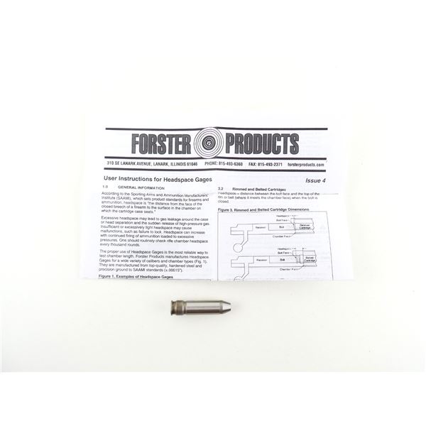 FORSTER .243 / .308 FIELD HEAD SPACE GAUGE