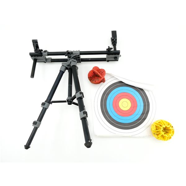 BOG FIELDPOD SHOOTING REST AND TARGETS LOT